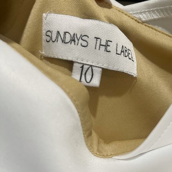 Sundays the Label White Off the Shoulder Midi Dress - Picture 6 of 12